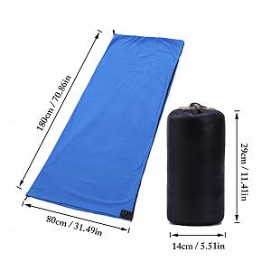 Простыня Polar Fleece Liner Soft с молнией Легкая Компактная для кемпинга synthetic.ua - Фото 1