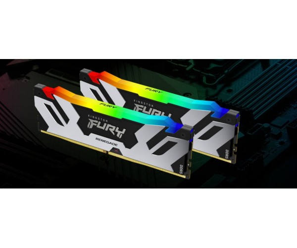 Kingston Пам'ять ПК DDR5 32GB KIT Renegade RGB KF564C32RSAK2-32, фото №5