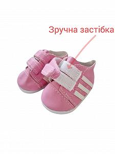 Обувь кроссовки для куклы Беби Борн Baby Born 40-43 см розовые на липучках 8876 synthetic.ua - Фото 1