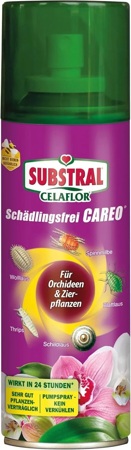 Помповий спрей Substral Celaflor Pest Free Careo для орхідей та декоративних рослин 200 мл, фото №1