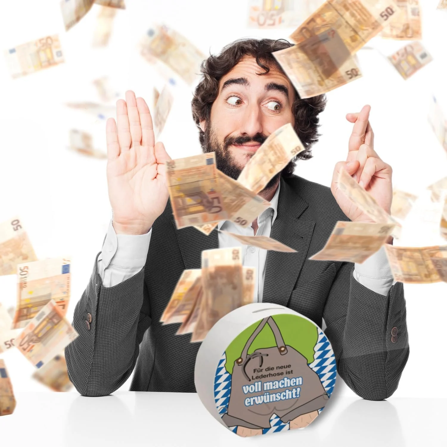 Скарбничка Шкіряні штани Сіра, фото №6