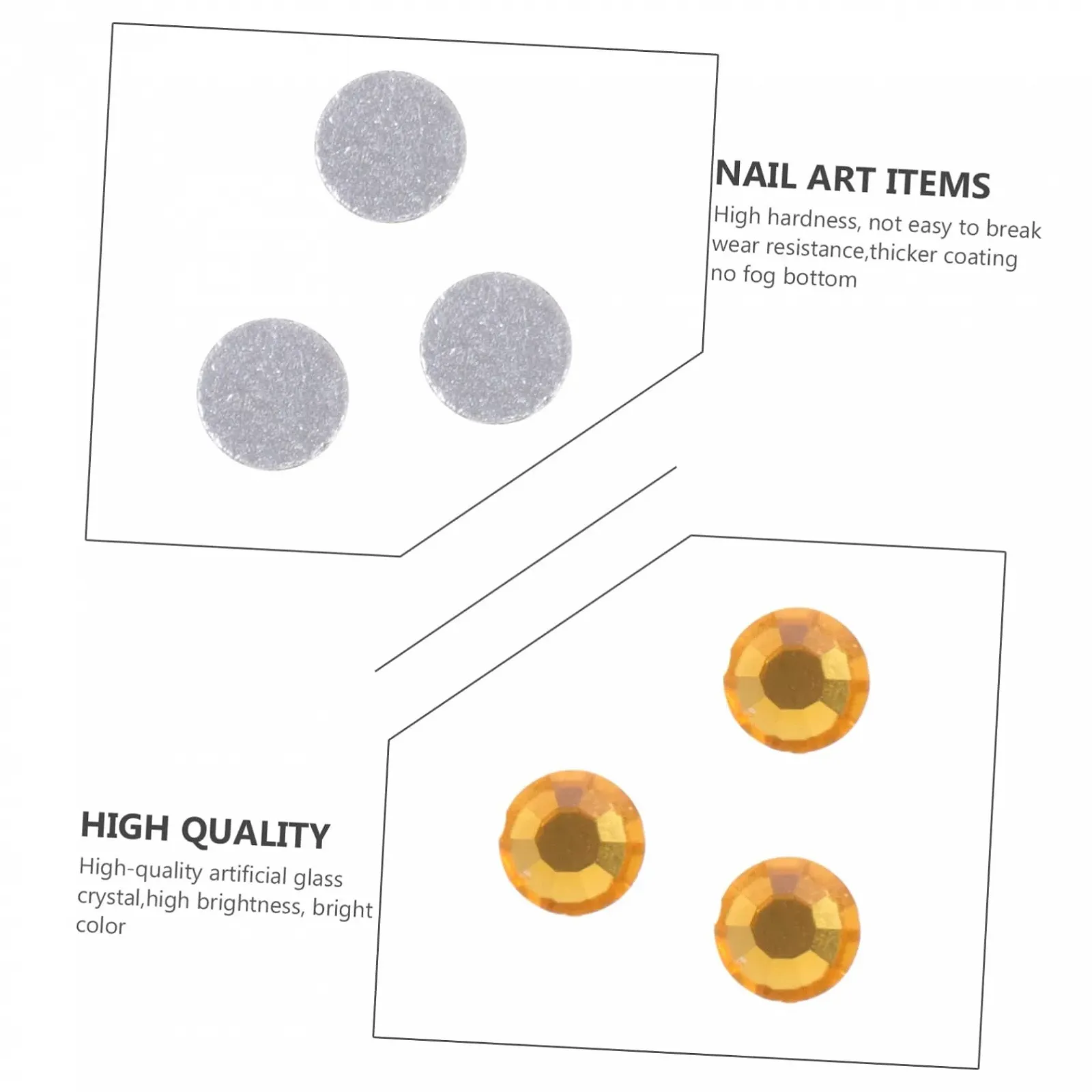 Инструмент для подбора 2880 страз Компактные стразы для ногтей Diamond, фото №7