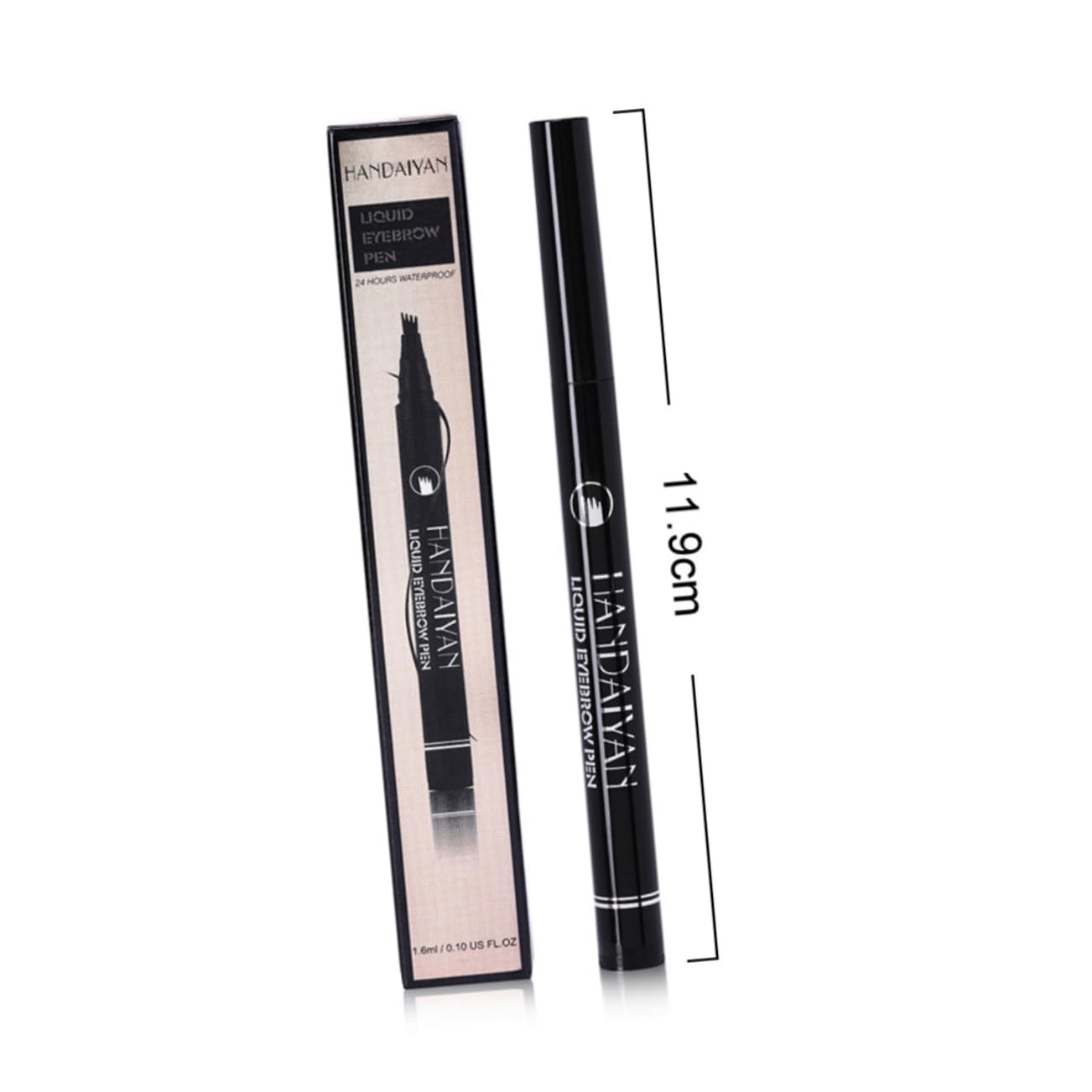 Олівець DOITOOL для брів водостійкий косметичний інструмент, фото №7