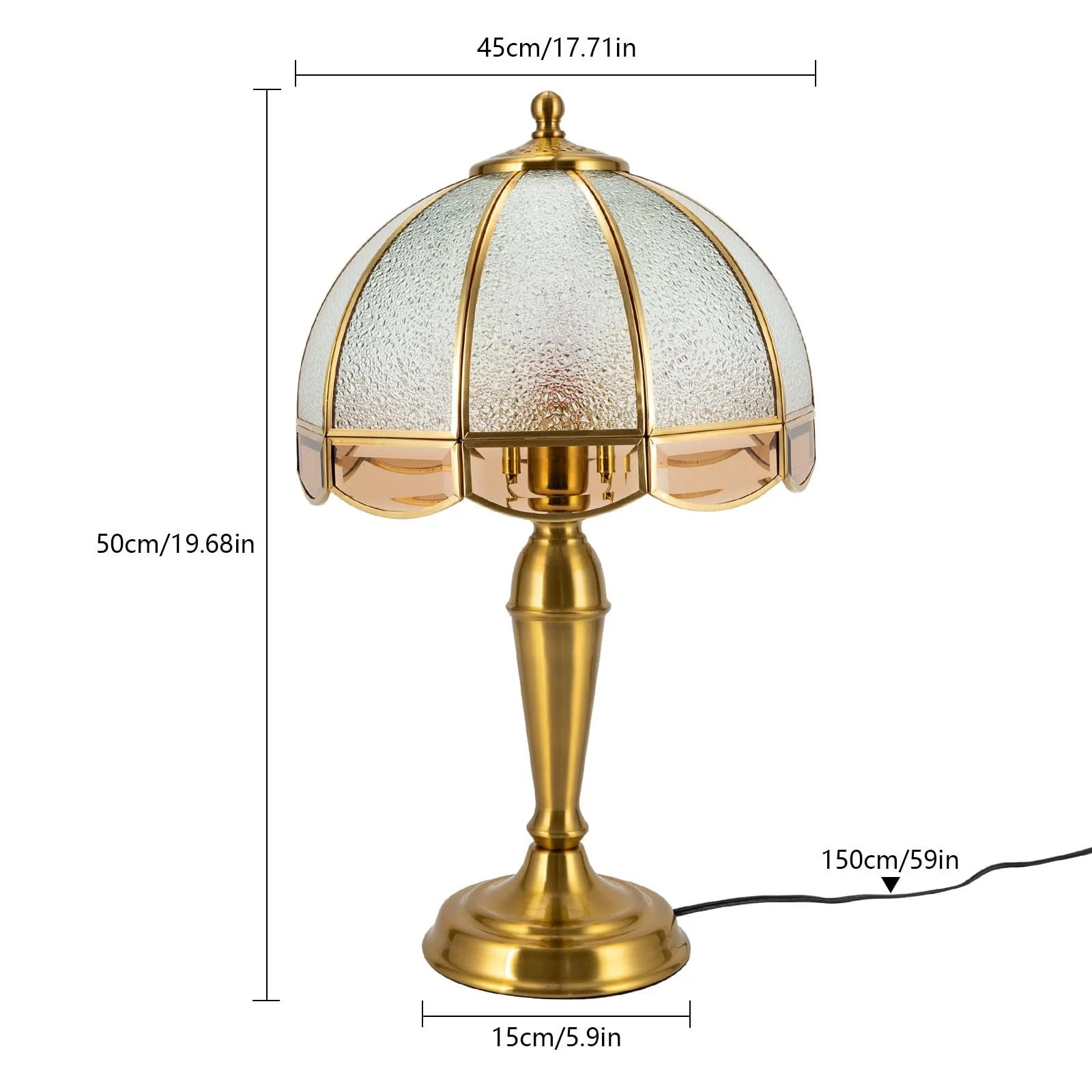 Настільна лампа Vintage Gold E27, фото №7