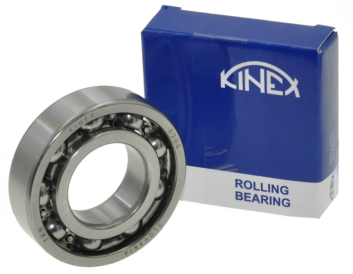 Підшипник KINEX 6206 TKN (30*62*16) Словаччина відкритий арт.под1377, фото №1
