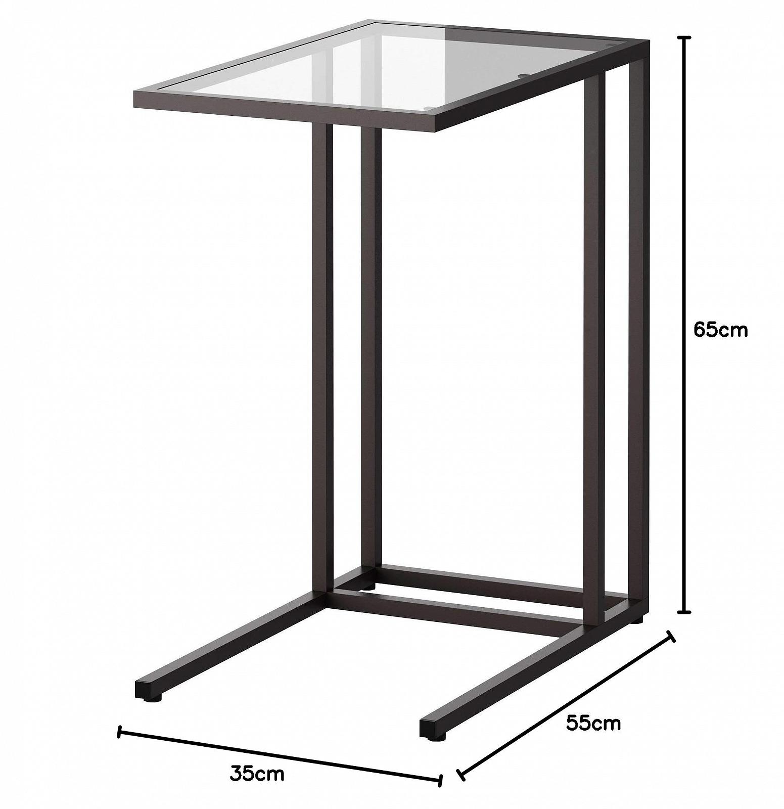Подставка для ноутбука IKEA Vittsj
Черно-коричневый, Стекло, фото №3