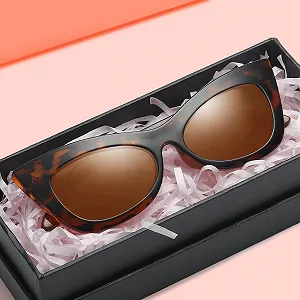 Сонцезахисні окуляри Котяче око DUCO Модні Жіночі UV Protection Поляризовані Ретро synthetic.ua - Фото 1