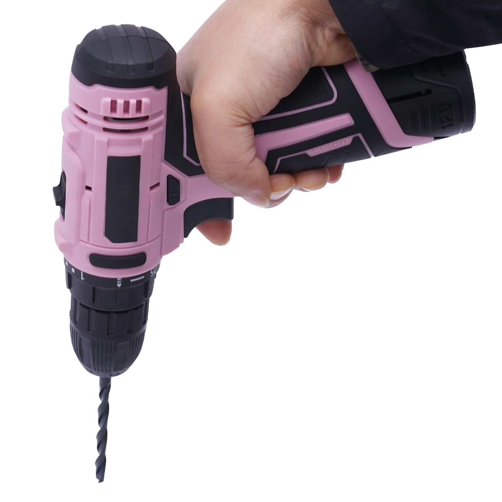 Аккумуляторний Шурупокрут DSYOGX 12 В Рожевий, фото №4 Аккумуляторний Шурупокрут DSYOGX 12 В Рожевий, фото №4