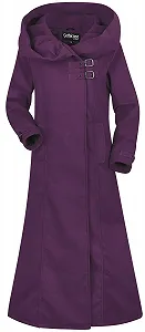 Пальто Gothicana by EMP Мереживне, фіолетове - Фото 1