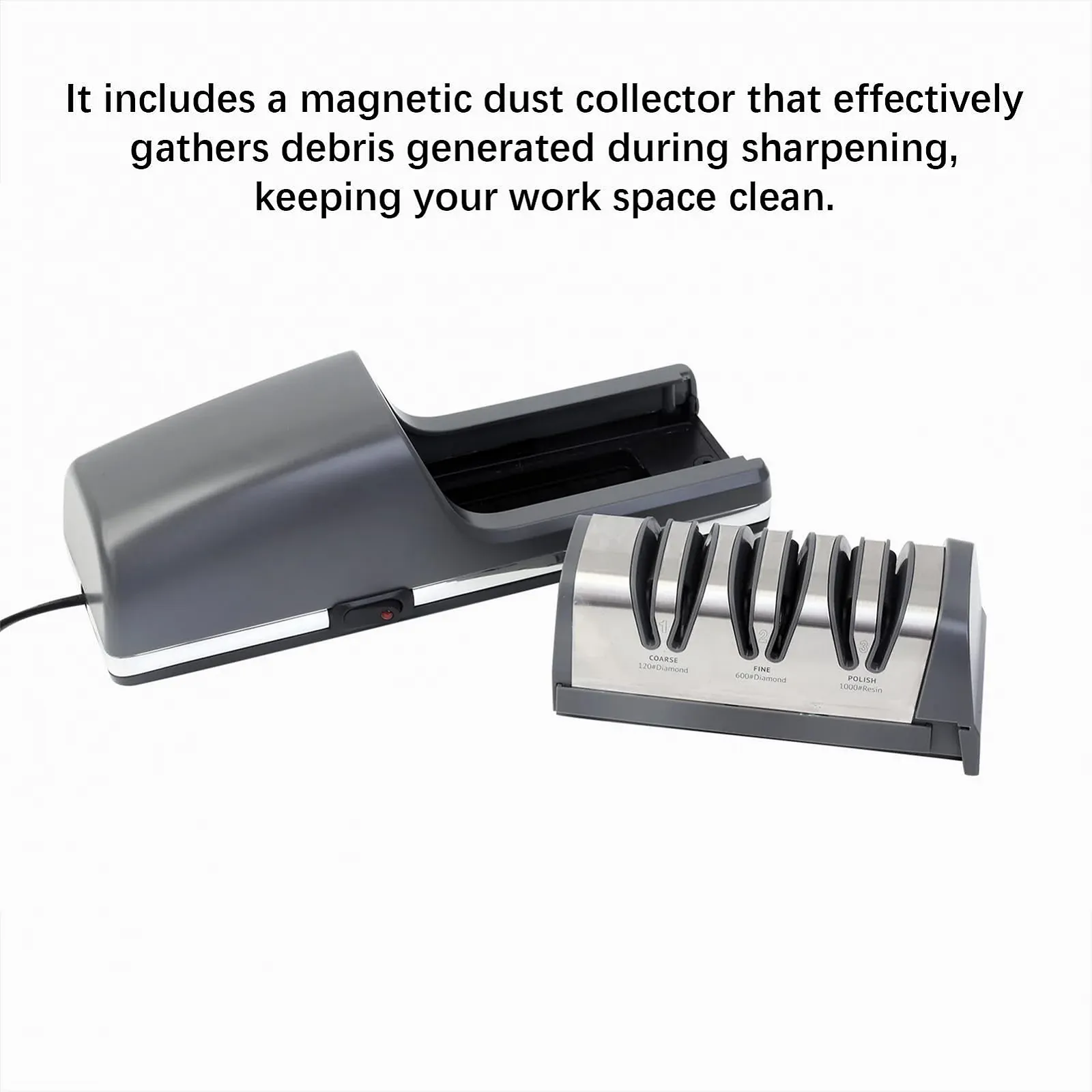 Электрическая точилка для ножей Kavolet Diamond Abrasive 15 Degree EU Plug 220V, фото №4