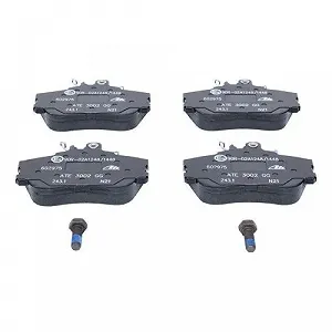 Комплект гальмівних колодок, дискове гальмо ATE 13.0460-2975.2 для MERCEDES-BENZ, передній міст synthetic.ua - Фото 1