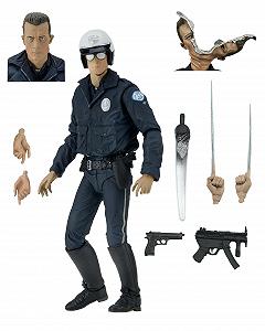 Фигурка NECA Terminator 2 Ultimate T-1000 Motorcycle Cop, 7-дюймов - Фото 1