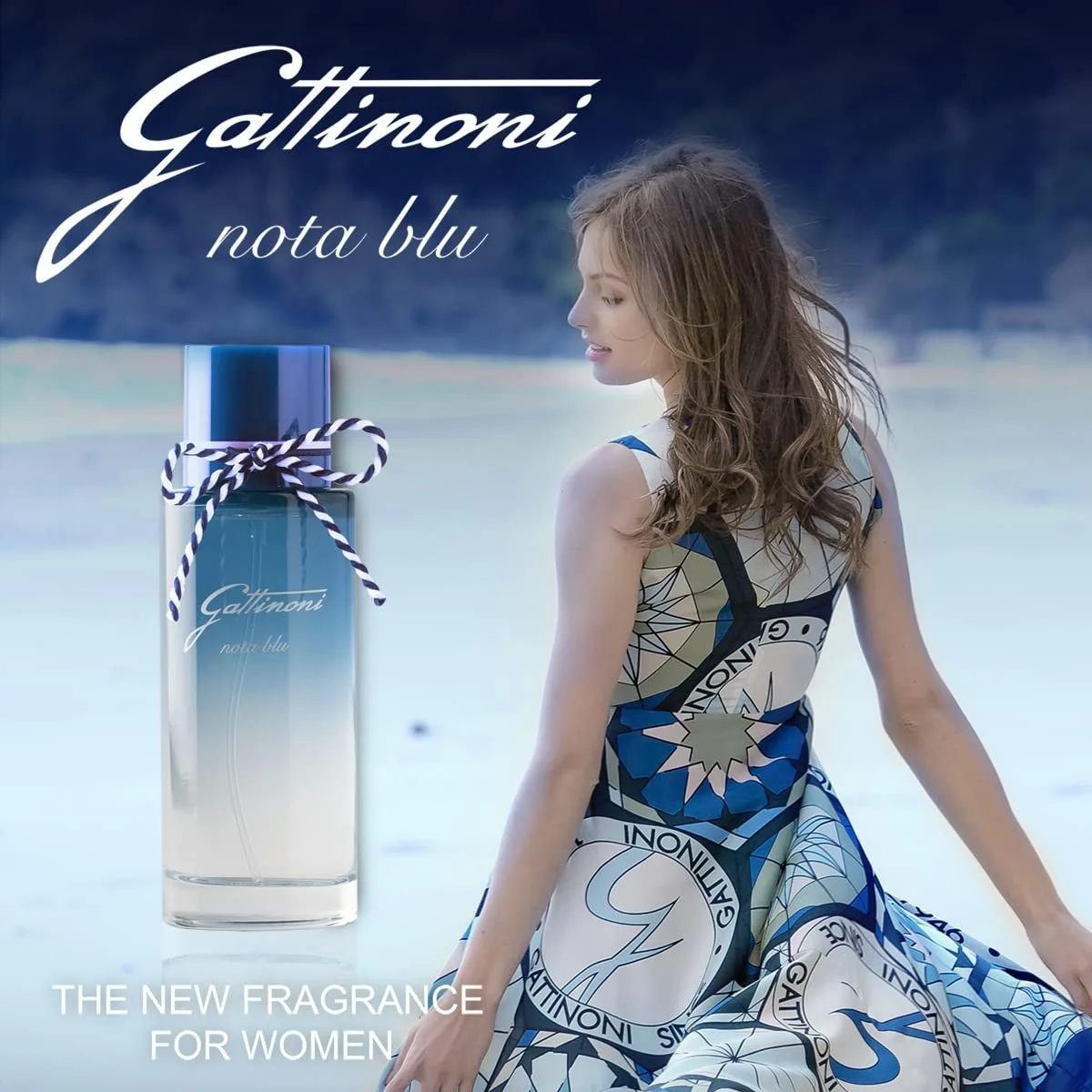 Лосьйон для тіла GATTINONI Note Blue Rom 1946 для жінок, 400 мл, з цитрусовим ароматом, квітковий, фото №6