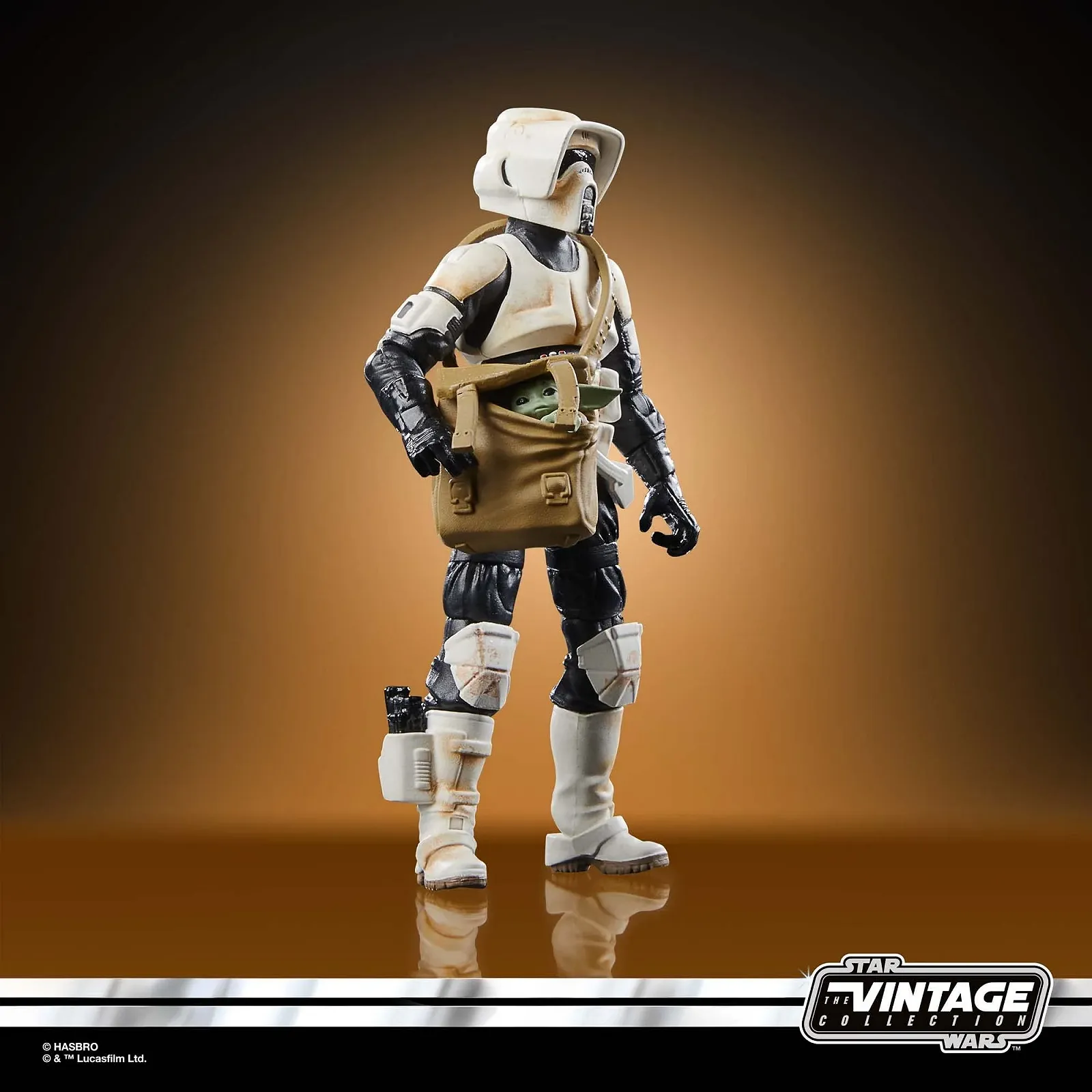 Игровой набор Star Wars The Vintage Collection Speeder Bike, Scout Trooper & Grogu 9,5 см, фото №11