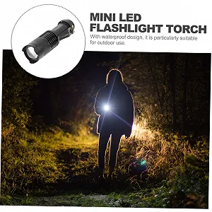 Ліхтарик Angoily Міні LED Водонепроникний З регульованим фокусом Універсальна головка synthetic.ua - Фото 1