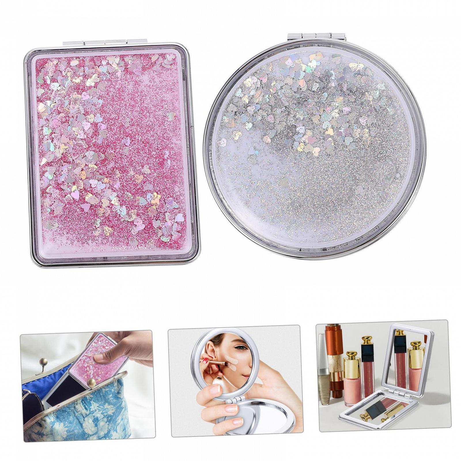 Зеркало Angoily 6 STK Schminkspiegel Makeup Mirror Mini-Kosmetikspiegel Двухстороннее, фото №4