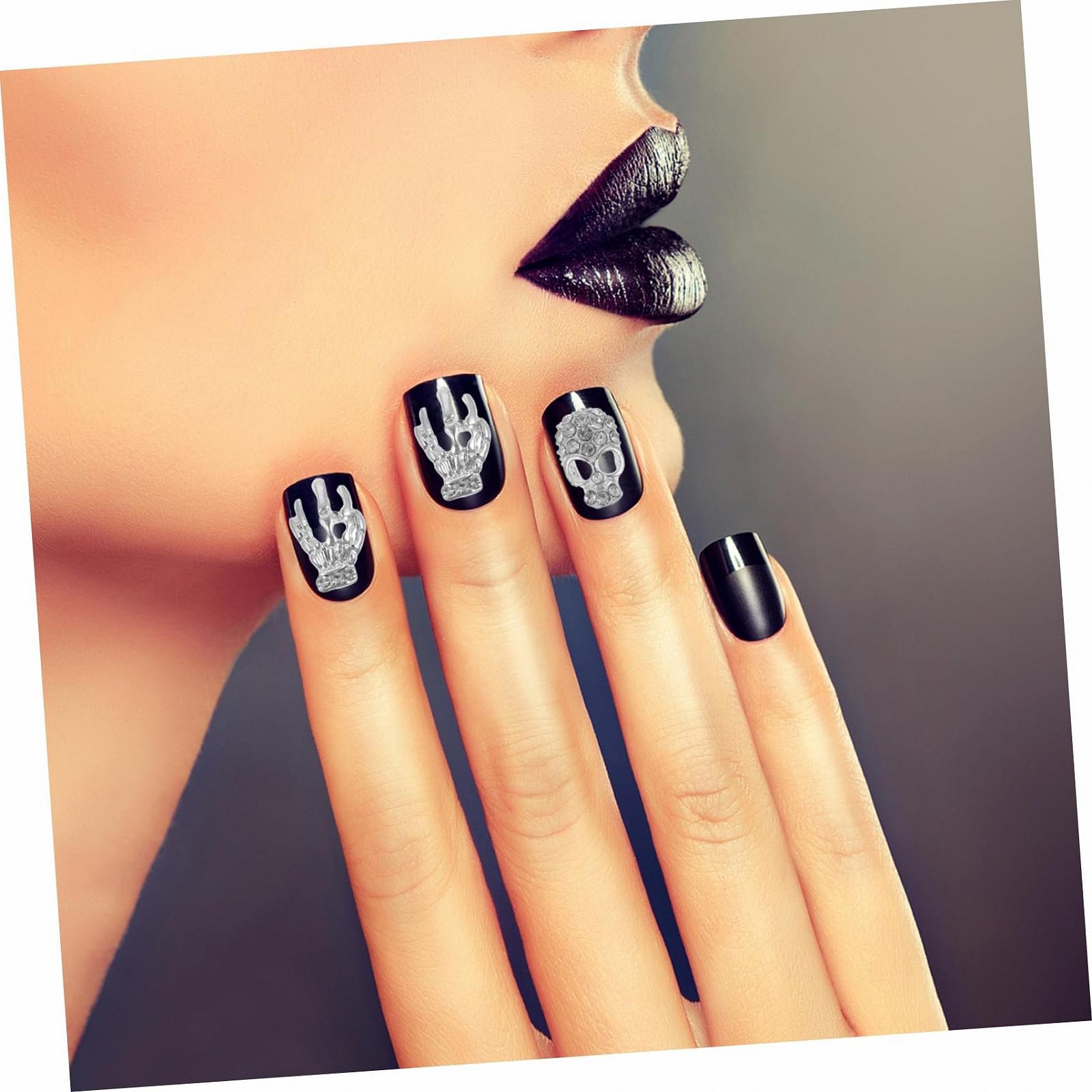 Украшения для ногтей Череп 80шт, фото №6