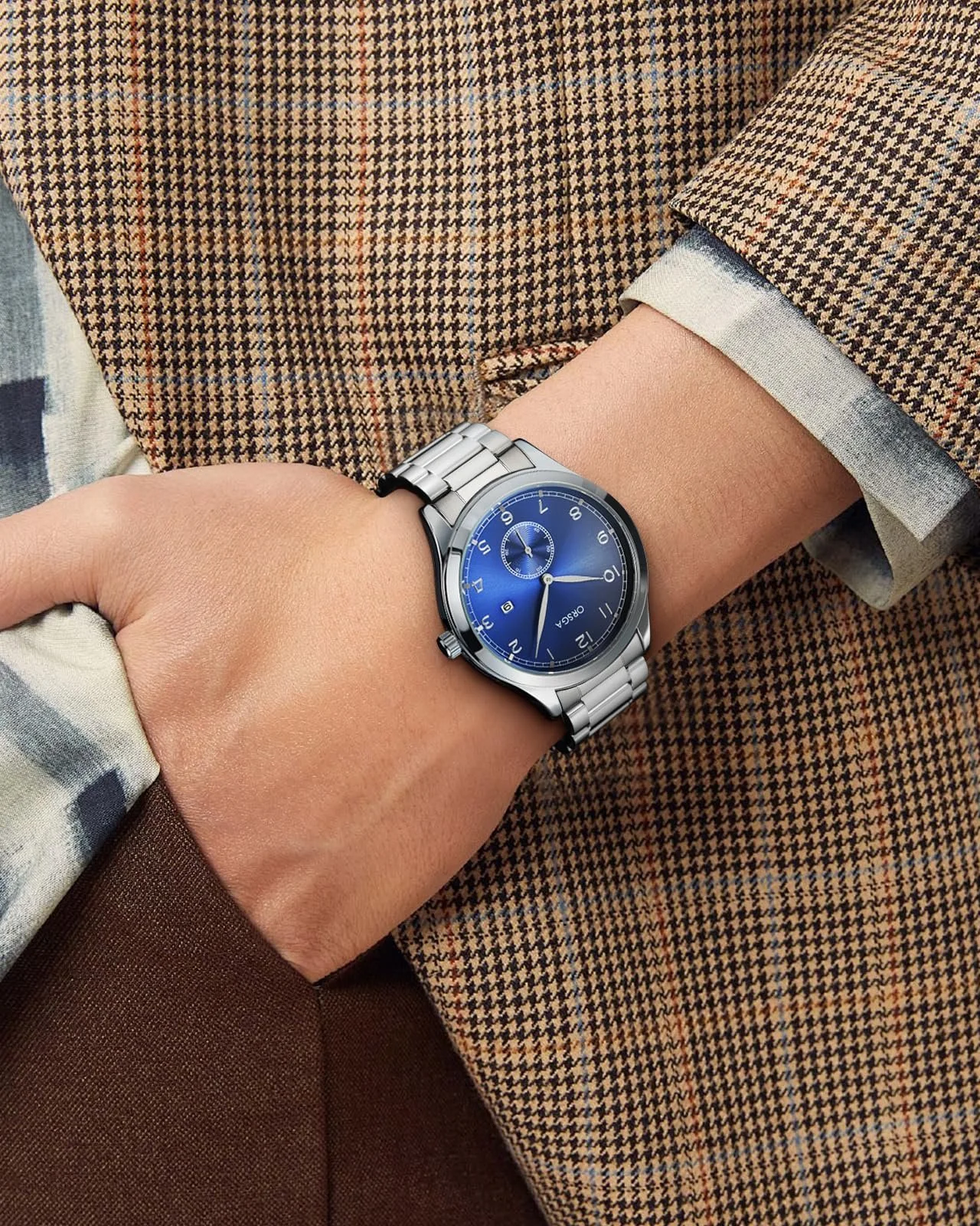 Мужские часы CIVO Аналоговые Кварцевые Модные Большой циферблат День и Дата, фото №8