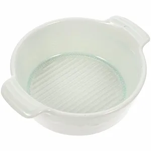 Керамическая форма для выпечки Gadpiparty Круглая Зеленая с двойными ручками Термостойкая - Фото 1