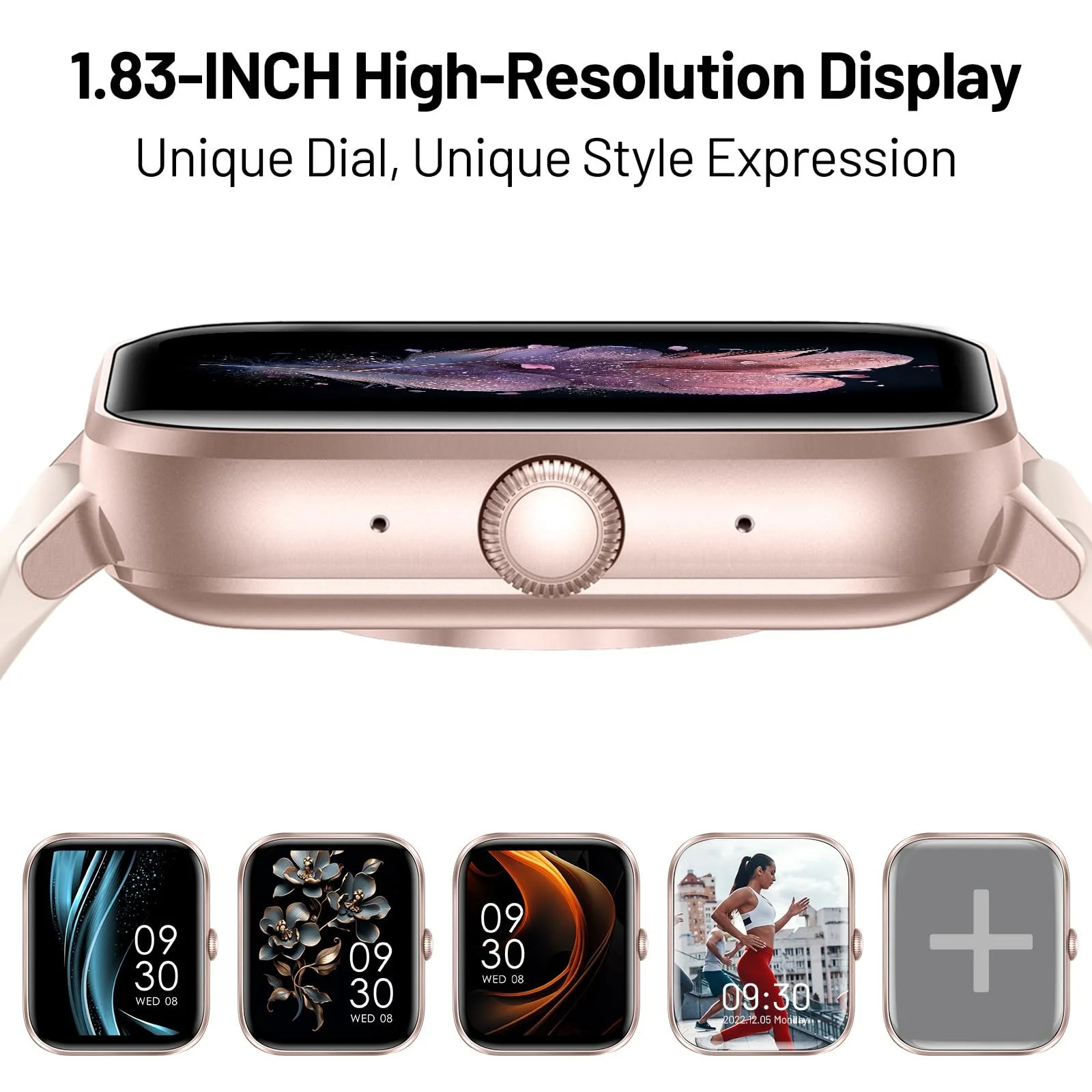 Смартгодинник 1.83 Inch HD Монітор серцевого ритму/Монітор сну Водонепроникний IP67, фото №2