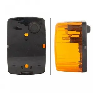 Дополнительный указатель поворота HELLA 2BM 002 652-071 для MERCEDES-BENZ, левый synthetic.ua - Фото 1