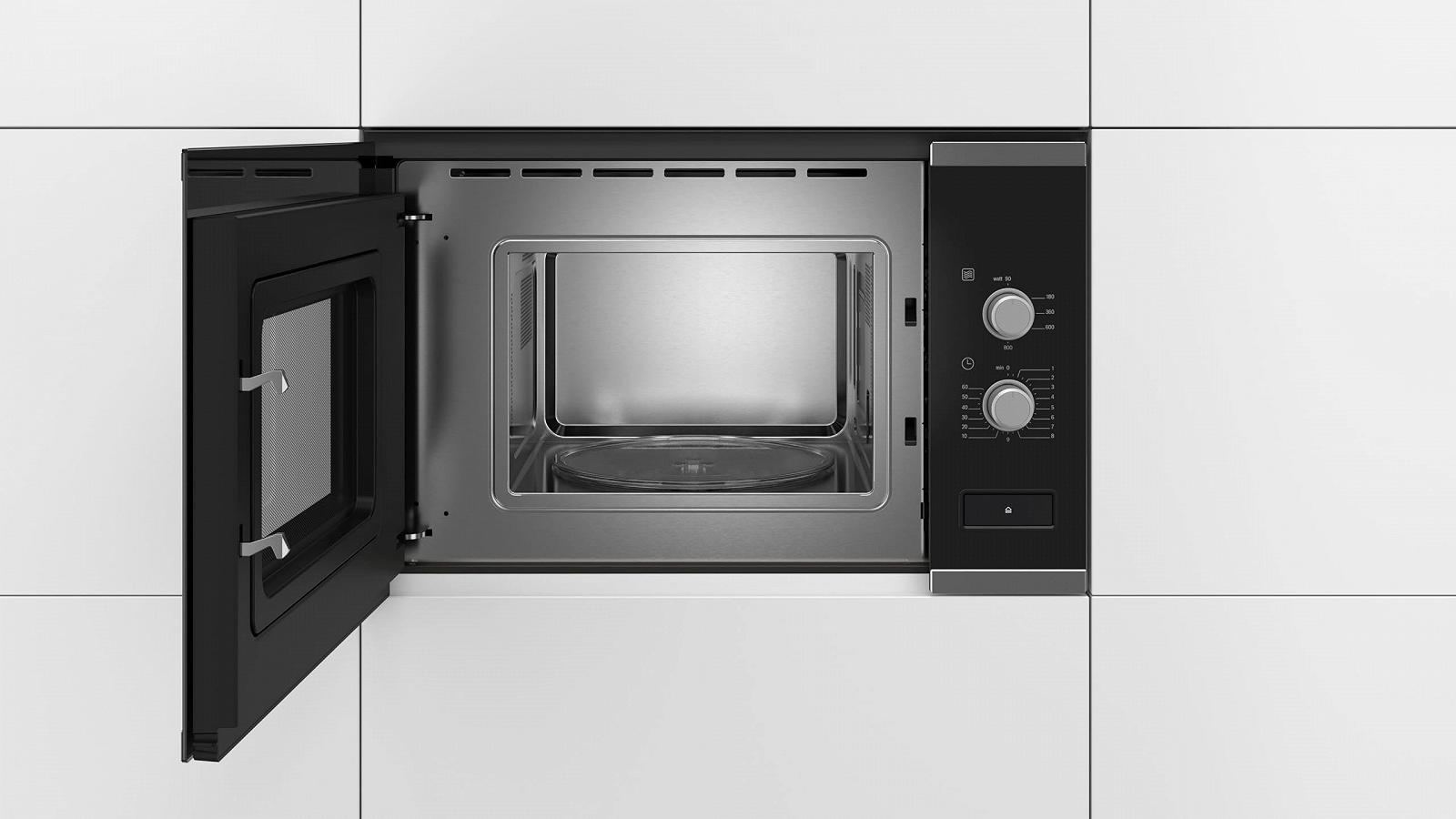 Встраиваемая микроволновая печь BOSCH BFL520MS0 20 л 800 Вт Inox, фото №2 Встраиваемая микроволновая печь BOSCH BFL520MS0 20 л 800 Вт Inox, фото №2