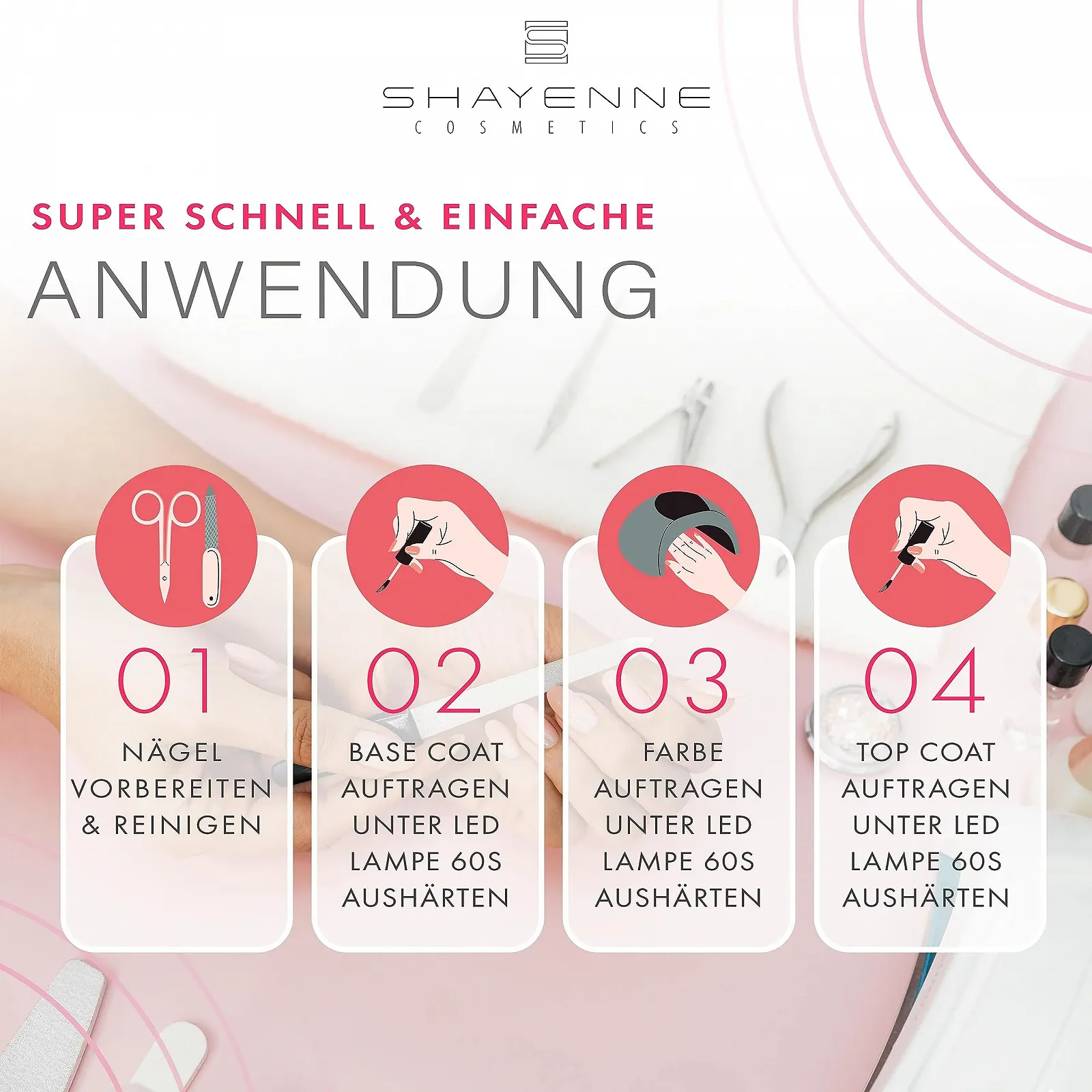 Гель-лак SHAYENNE 160 Серый Металлик с блестками, 15 мл, фото №6