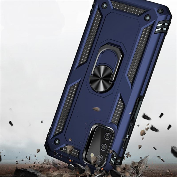 Чeхол-накладка BeCover Military для Samsung Galaxy A03s SM-A037 Blue 707115, фото №4