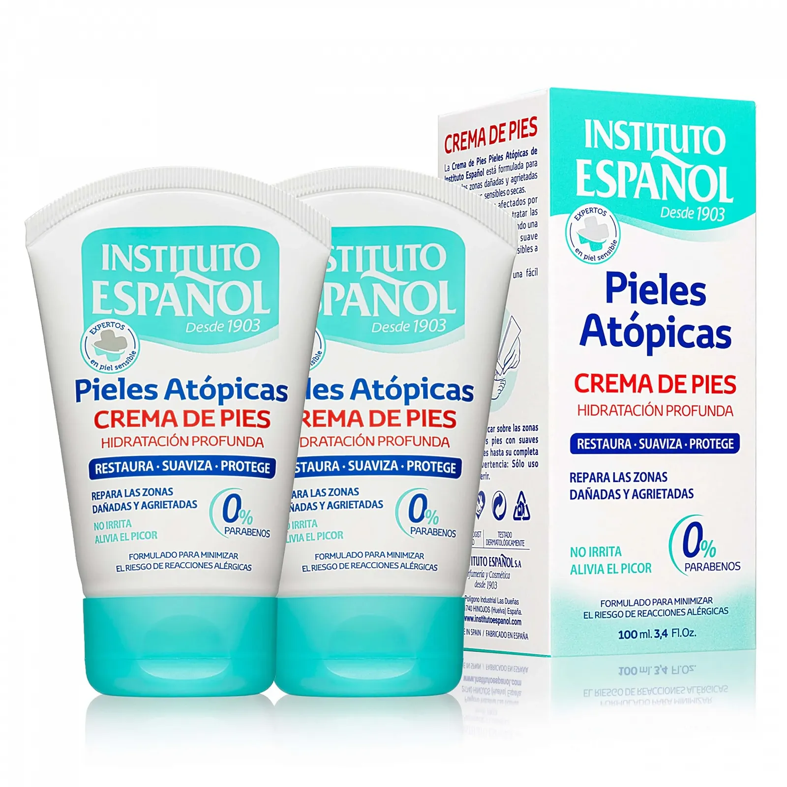 Крем для ног Instituto Español Atopical Для атопической кожи Набор 2х100 мл, фото №1