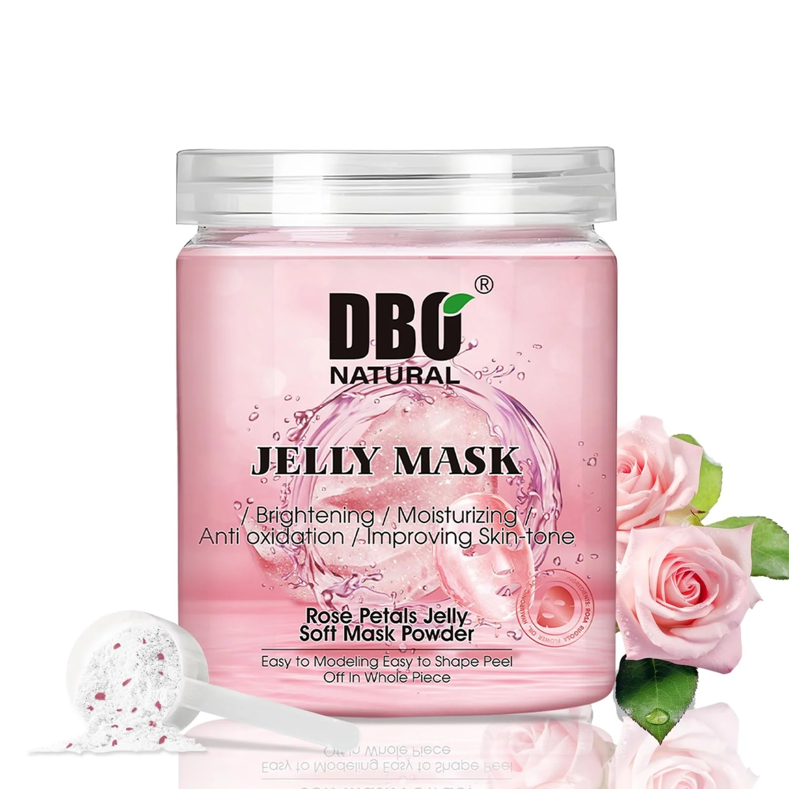 Маска для обличчя гелева Jelly Peel Off Rose Soft Mask Powder, 500 г, фото №1