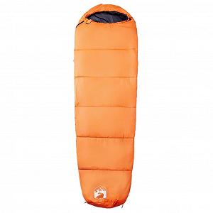 Mumienschlafsack Outdoor Freizeit для дорослих Camping 3 сезони orange und schwarz synthetic.ua - Фото 1