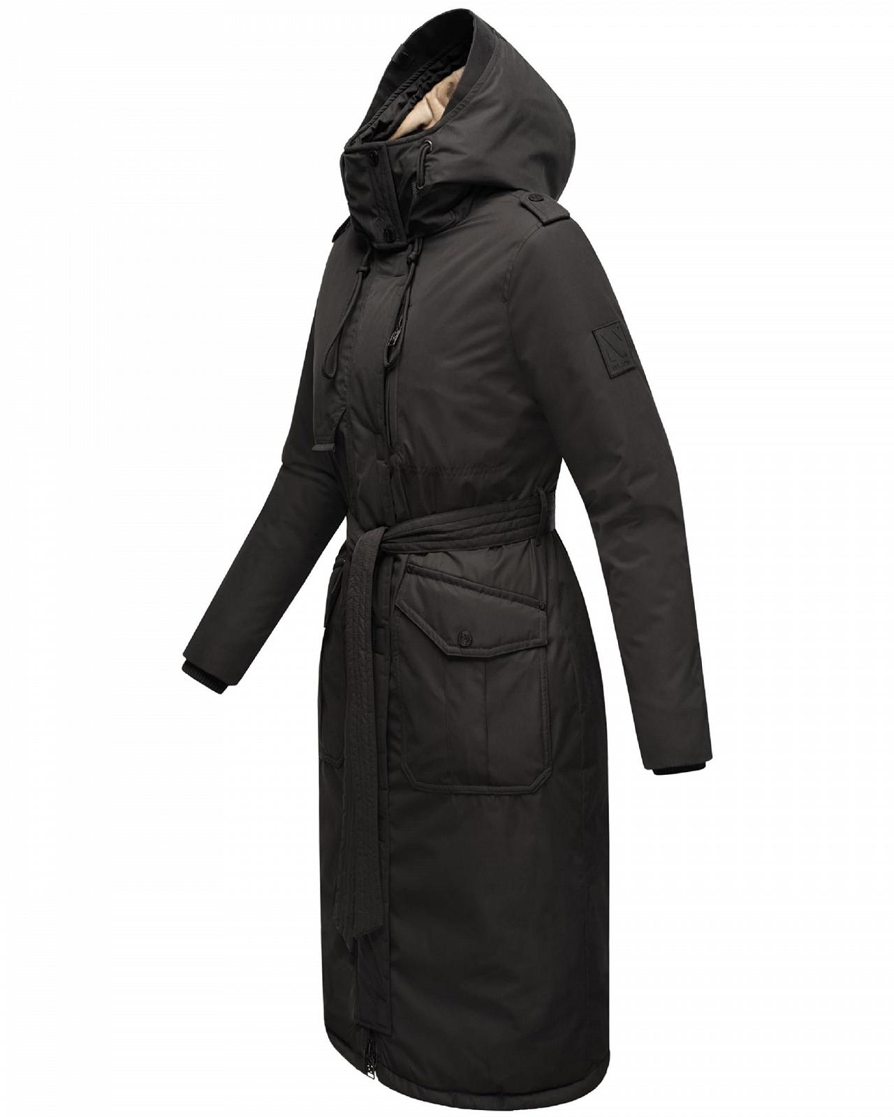 Жіноче зимове пальто-парка Navahoo Hokulanii, довге, з високим коміром і м'яким капюшоном, фото №2