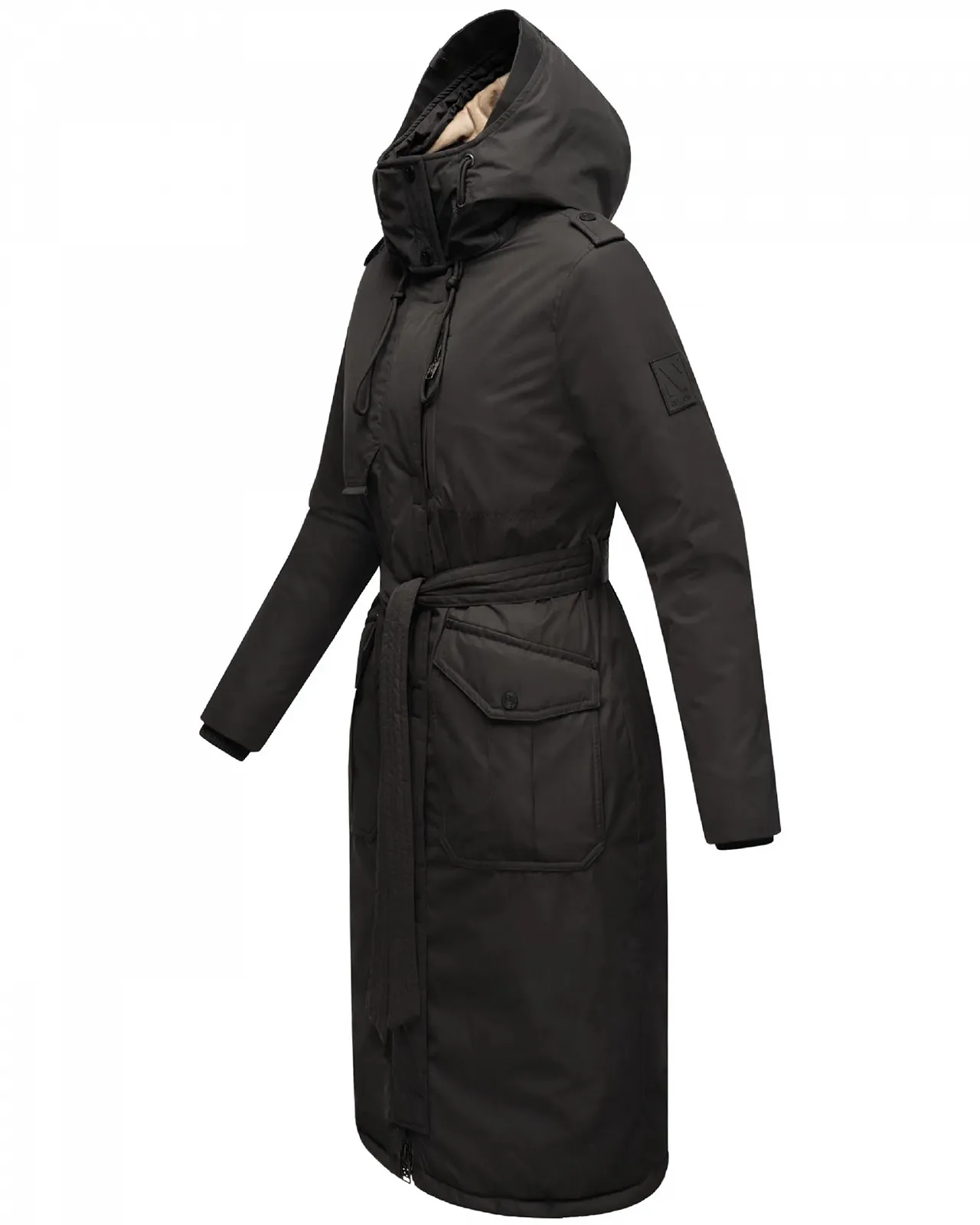 Жіноче зимове пальто-парка Navahoo Hokulanii, довге, з високим коміром і м'яким капюшоном, фото №2