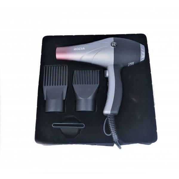 Фен для волос мощный с ионизацией Rozia HC-8505 2000 Вт Серебристый, фото №1 Фен для волос мощный с ионизацией Rozia HC-8505 2000 Вт Серебристый, фото №1
