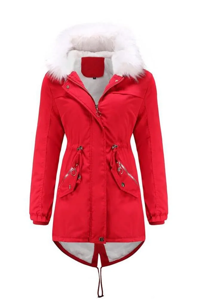 Жіноча парка Nemopter Середньої Довжини, стьобана, фото №1