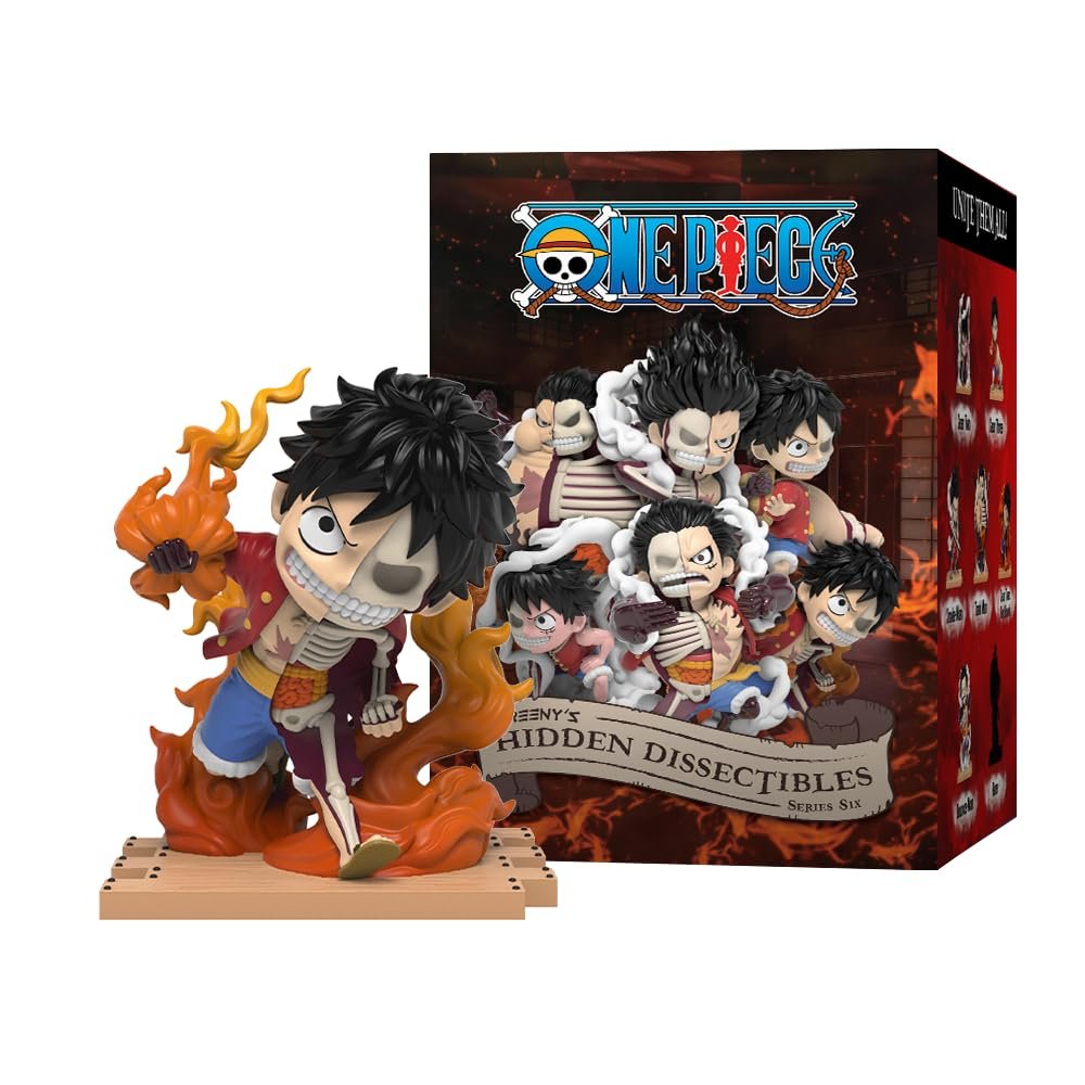 Фигурка Mighty Jaxx Freeny's Hidden Dissectibles: One Piece Series 6 (Luffy Gears) | Сюрпризный бокс с коллекционными фигурками | Контейнер с 6 персонажами, фото №5