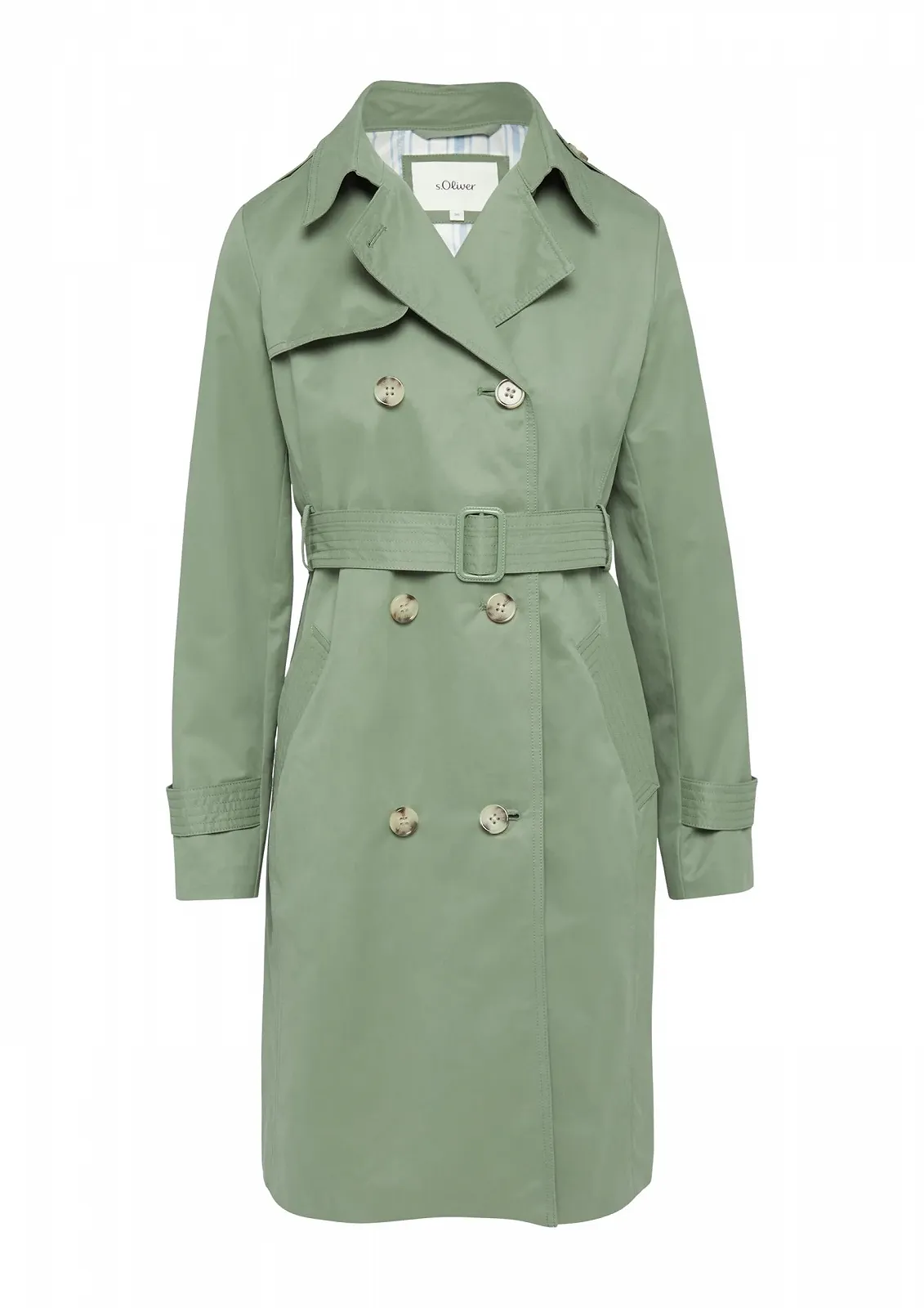 Тренч s.Oliver З смугастою підкладкою, фото №1 Тренч s.Oliver З смугастою підкладкою, фото №1