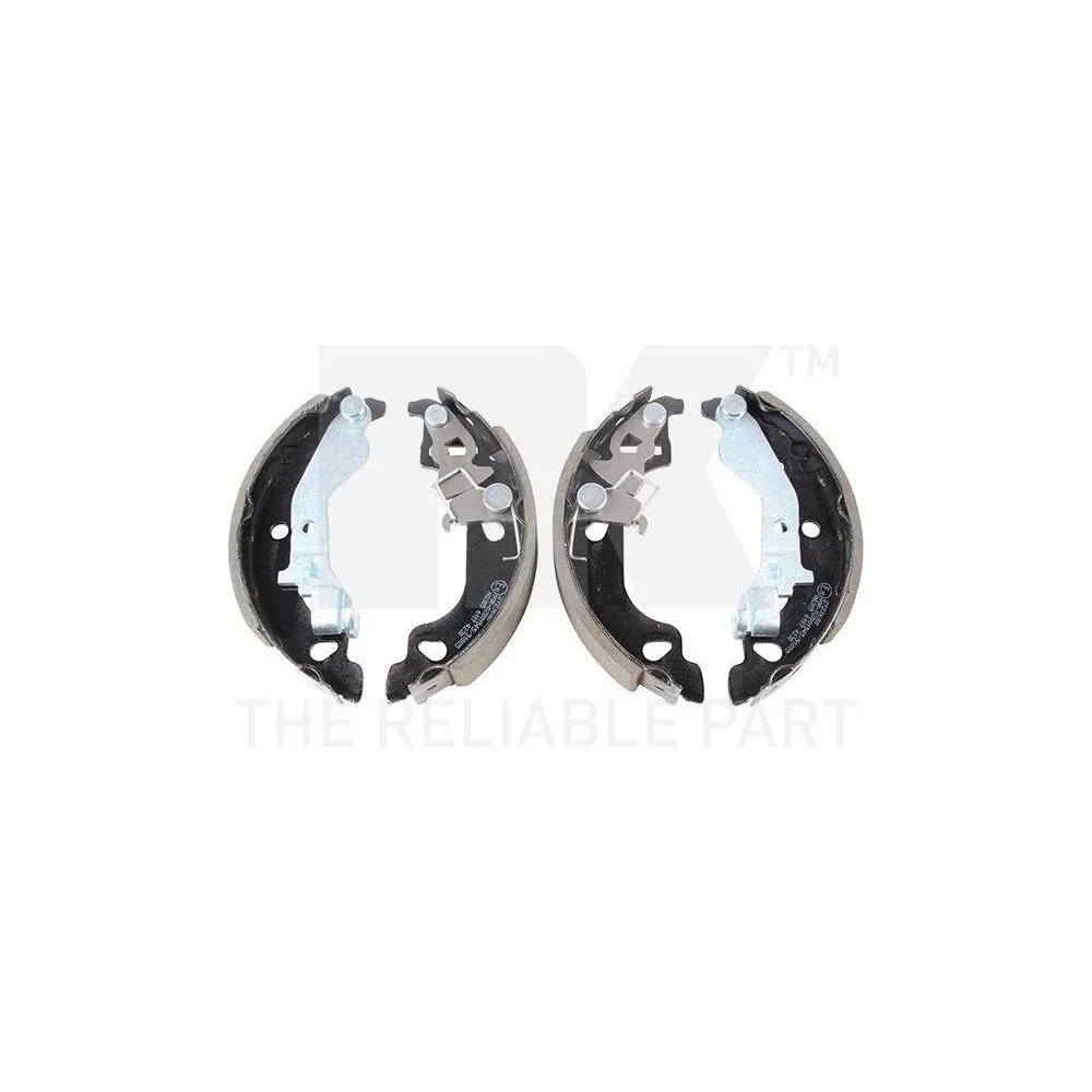 Комплект гальмівних колодок NK 2723680 для FIAT задня вісь, фото №1 Комплект гальмівних колодок NK 2723680 для FIAT задня вісь, фото №1