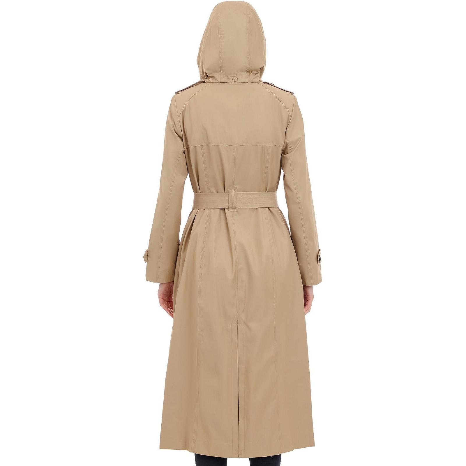 Тренчкот LONDON FOG Довгий Однобортний з Погонами та Поясом, фото №6