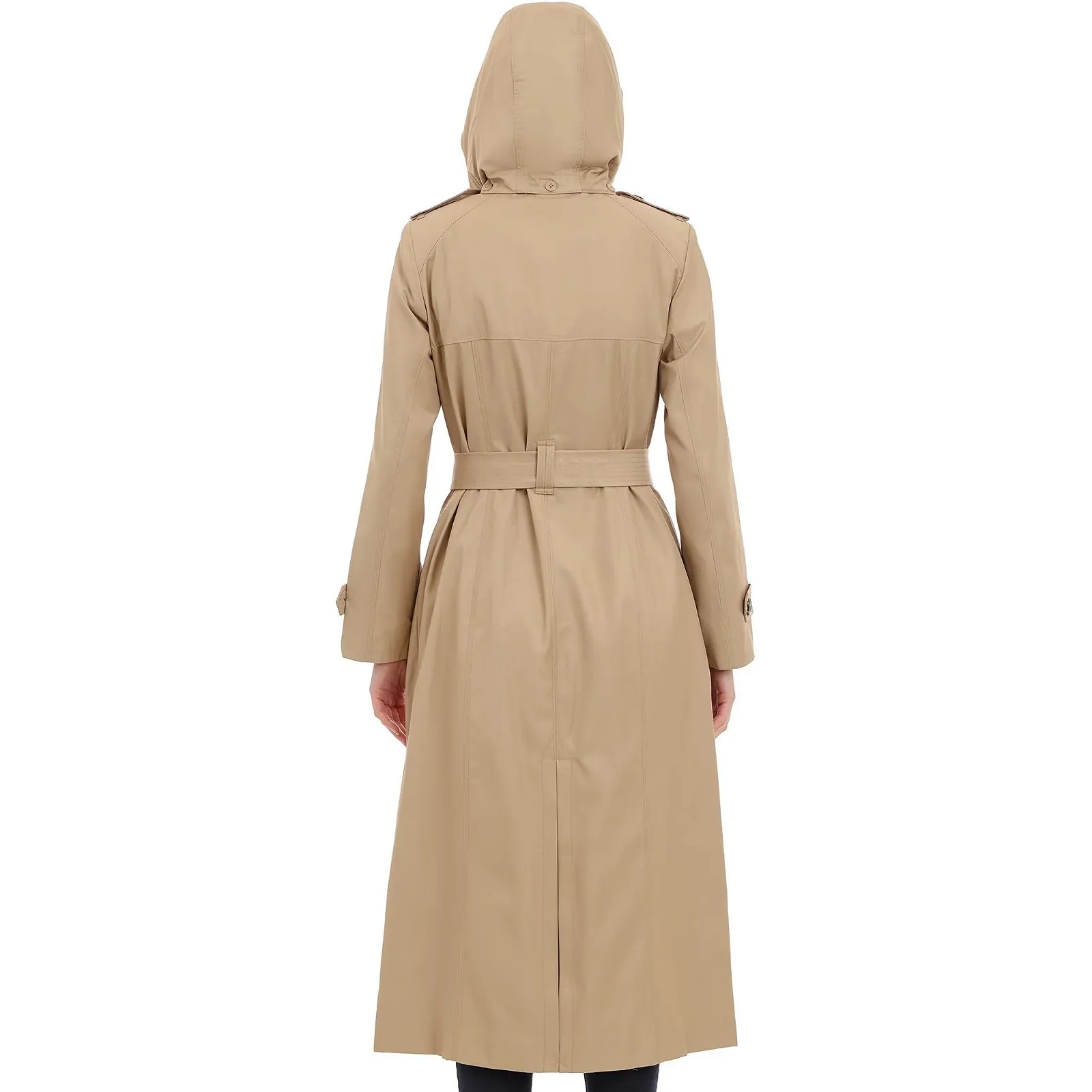 Тренчкот LONDON FOG Довгий Однобортний з Погонами та Поясом, фото №6