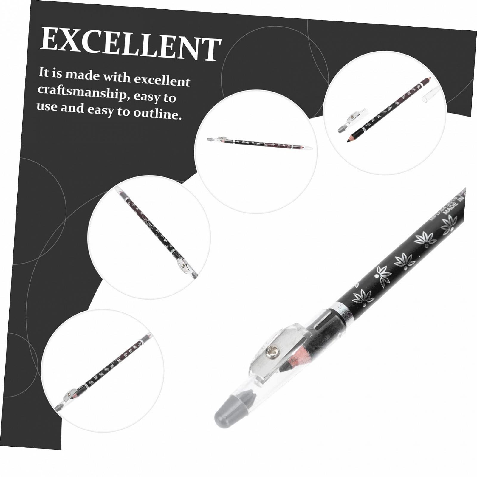 олівці MUSISALY 4 штуки з двома кінцями точилка для олівців Kajal олівці, фото №6