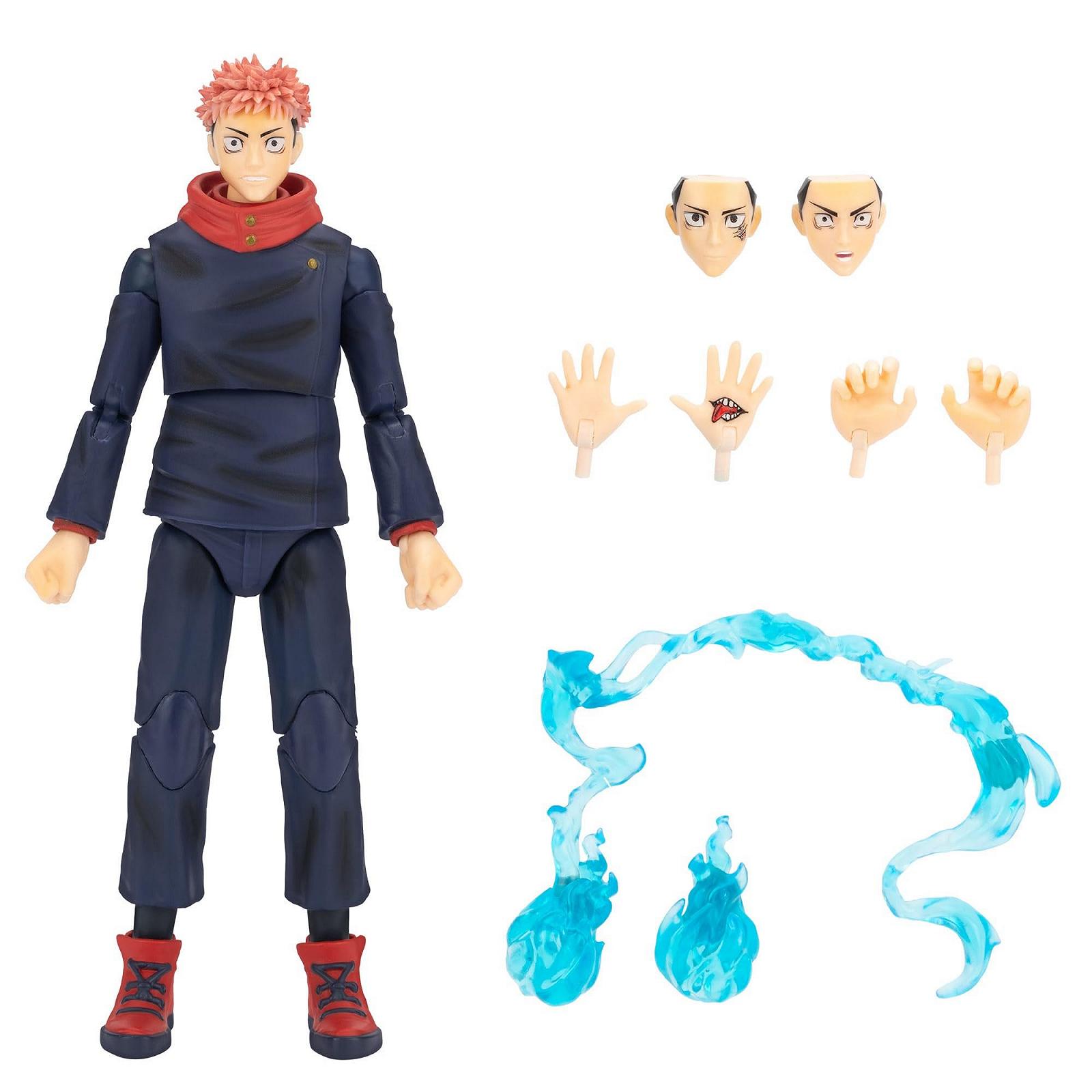 Фігурка Total Anime Jujutsu Kaisen Yuji Itadori 16,5 см (змінні обличчя, запасні руки, енергетичні ефекти), фото №1