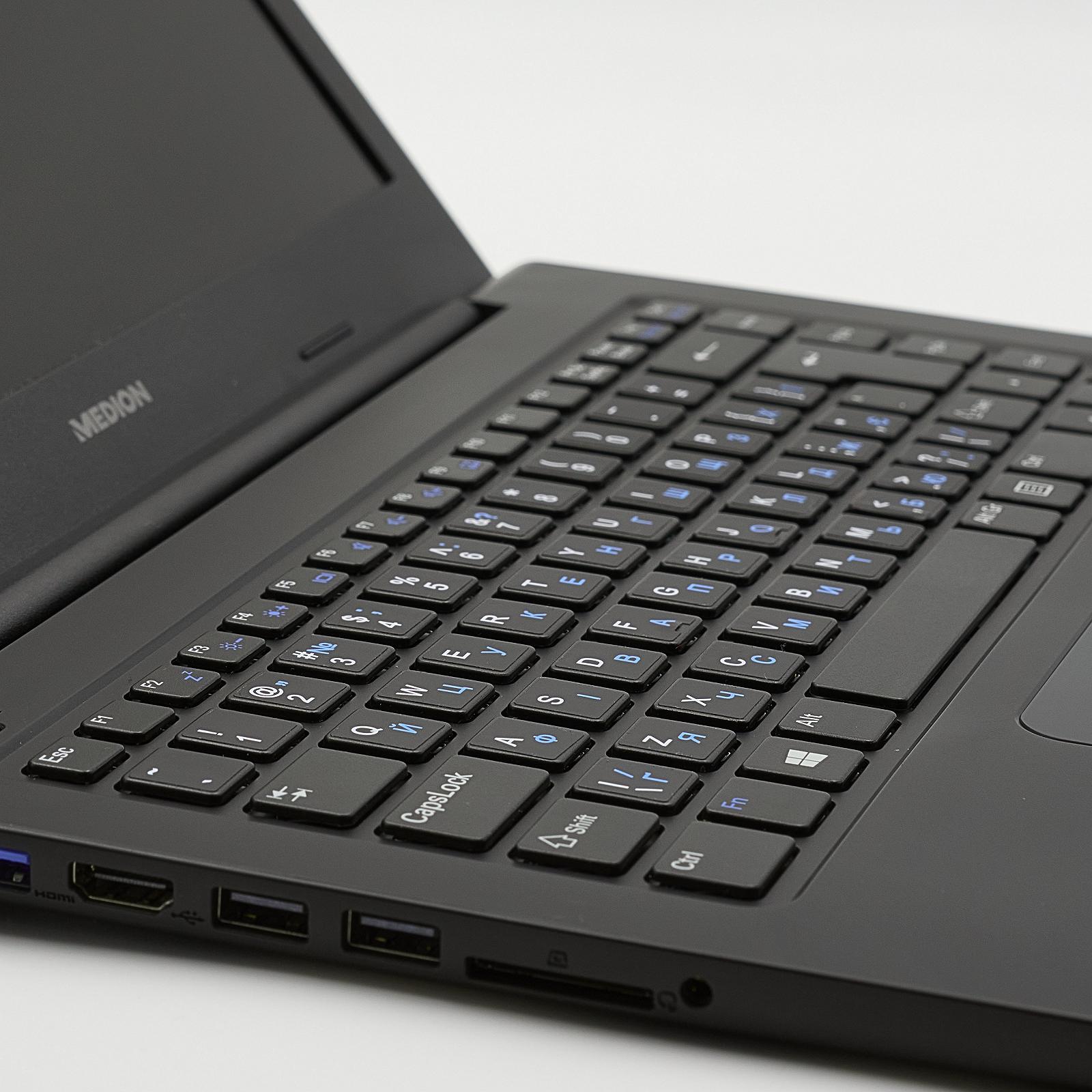 Ноутбук Medion Akoya S4219 Intel Celeron N3060 ОЗУ 4 ГБ eMMC 64 ГБ Intel HD Graphics IPS FullHD Win10, 14 дюйма, фото №2