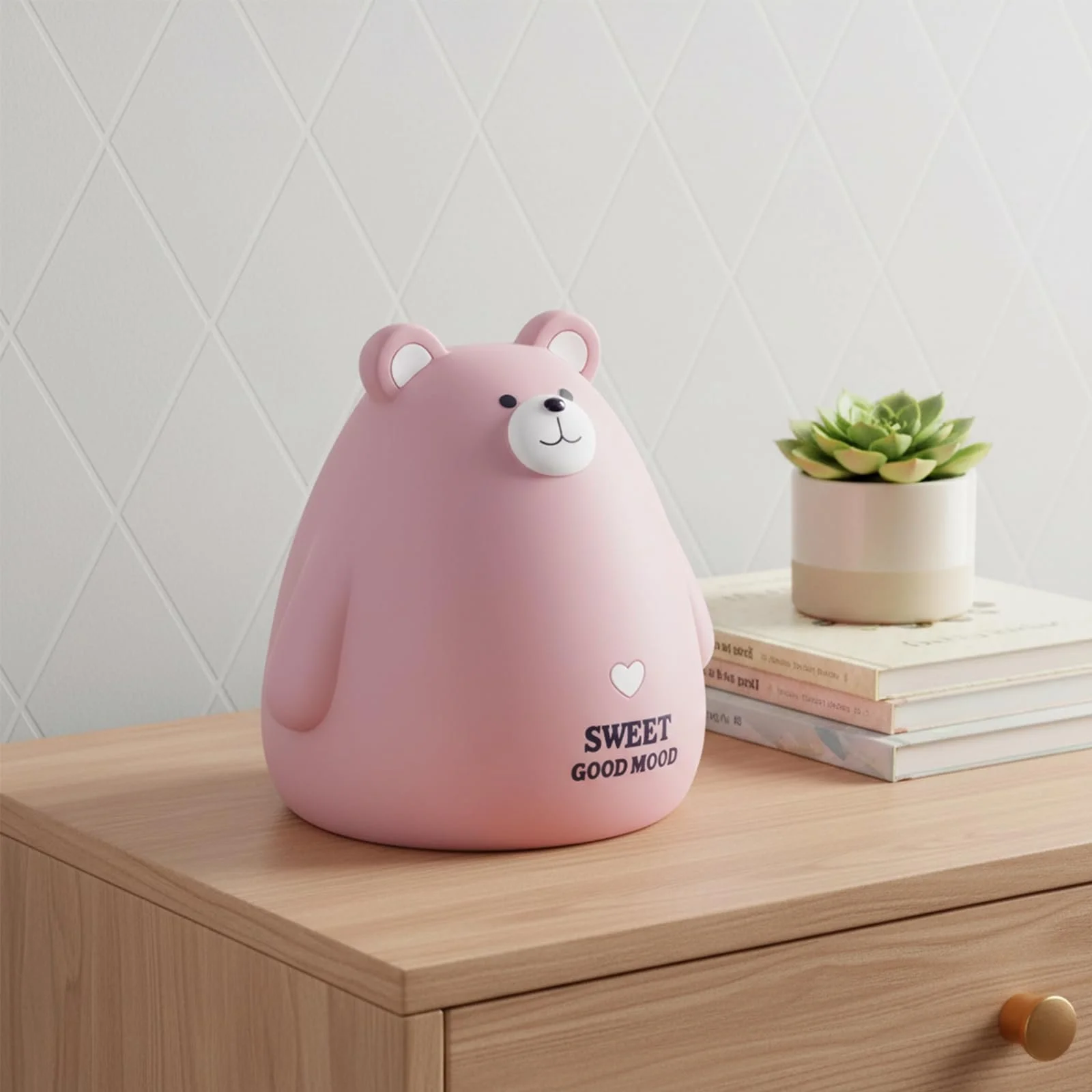 Скарбничка Bear Кумедна Велика місткість Рожева, фото №5