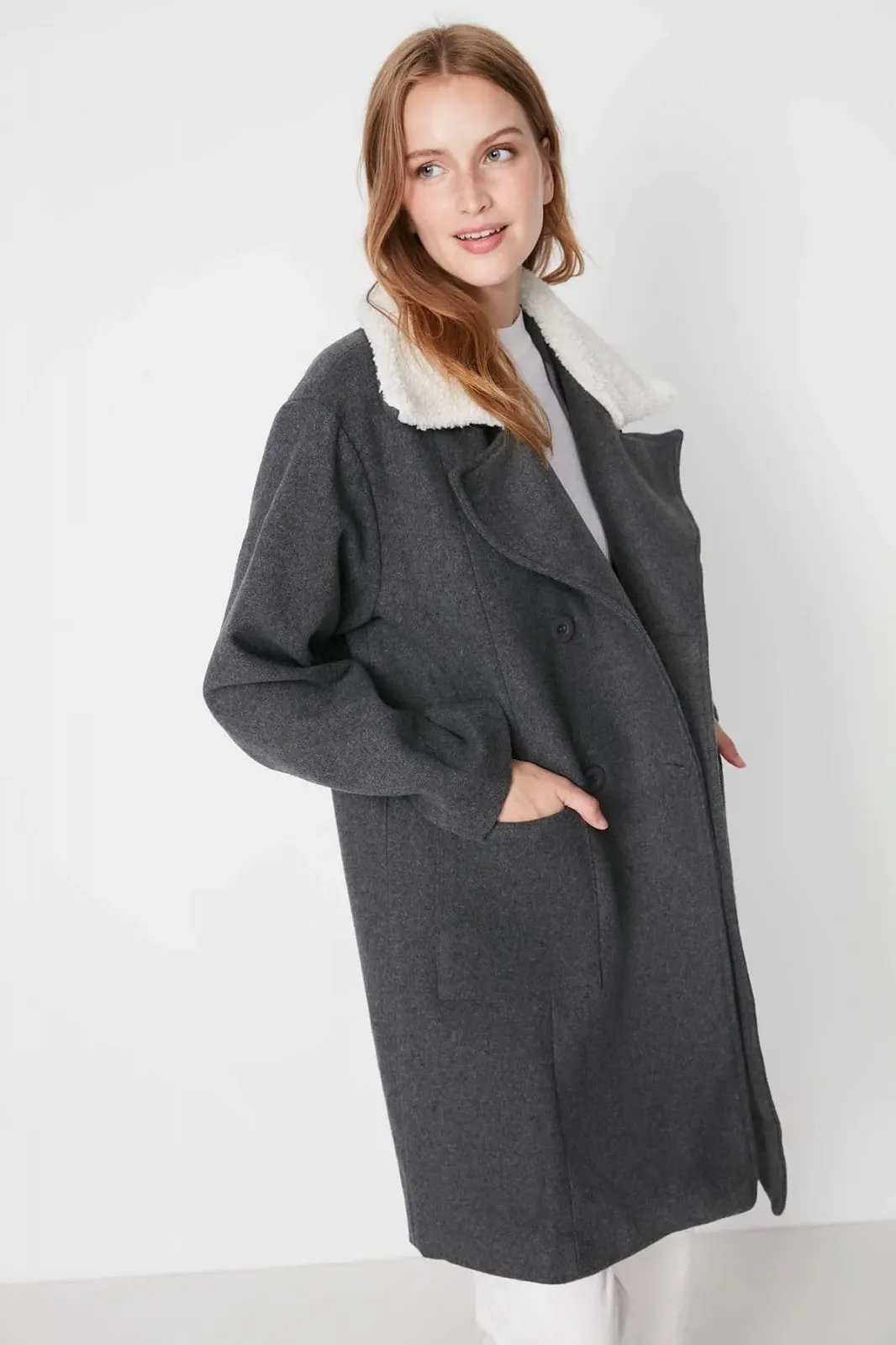 Парка TRENDYOL Однотонное, фото №3 Парка TRENDYOL Однотонное, фото №3