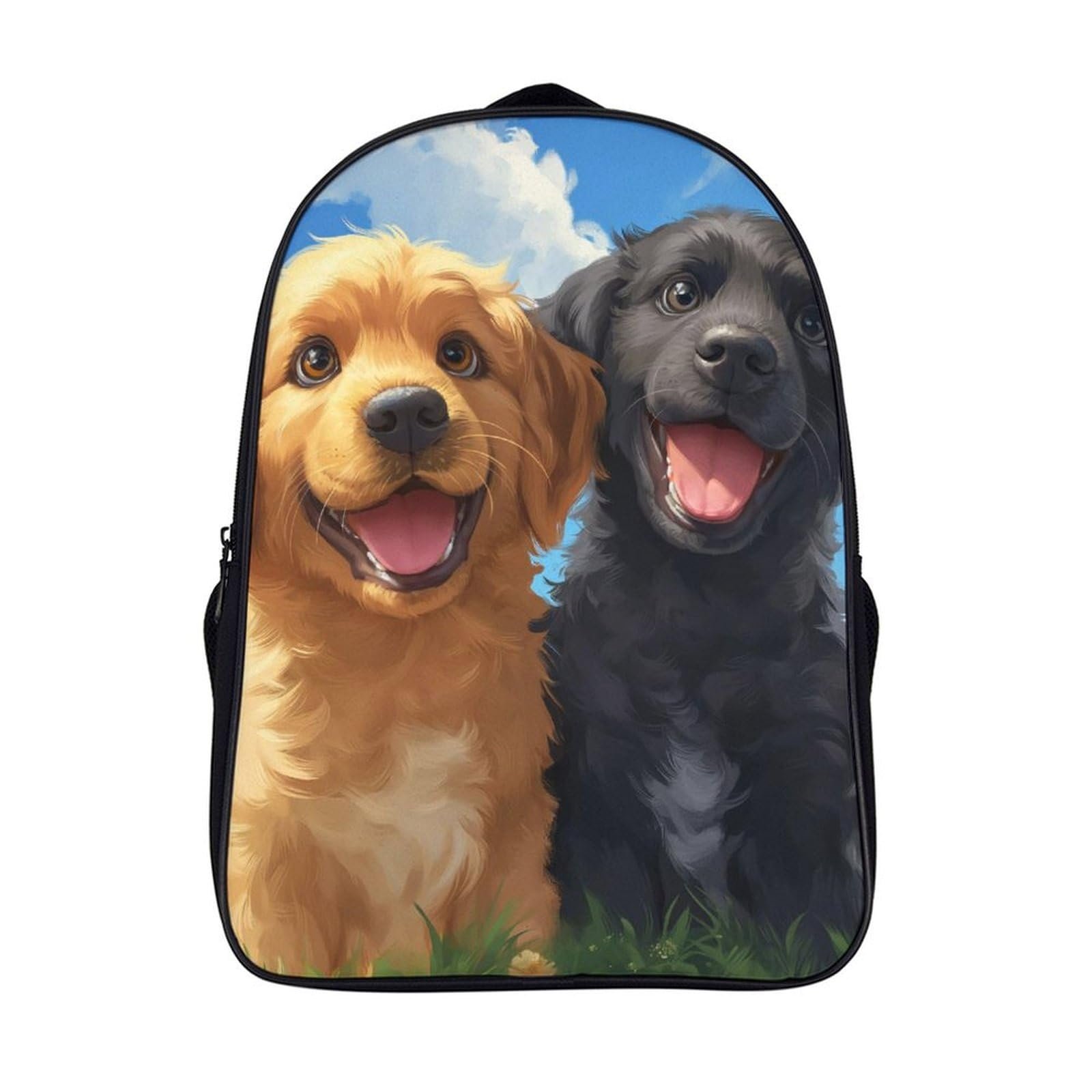 Шкільний рюкзак FPAKAKIIE Golden Retriever для дівчаток-підлітків, велика шкільна сумка, рюкзак для школи, трекінгу, рюкзак для школи, подорожей, шкільний ранець 40x28x16 см, фото №1