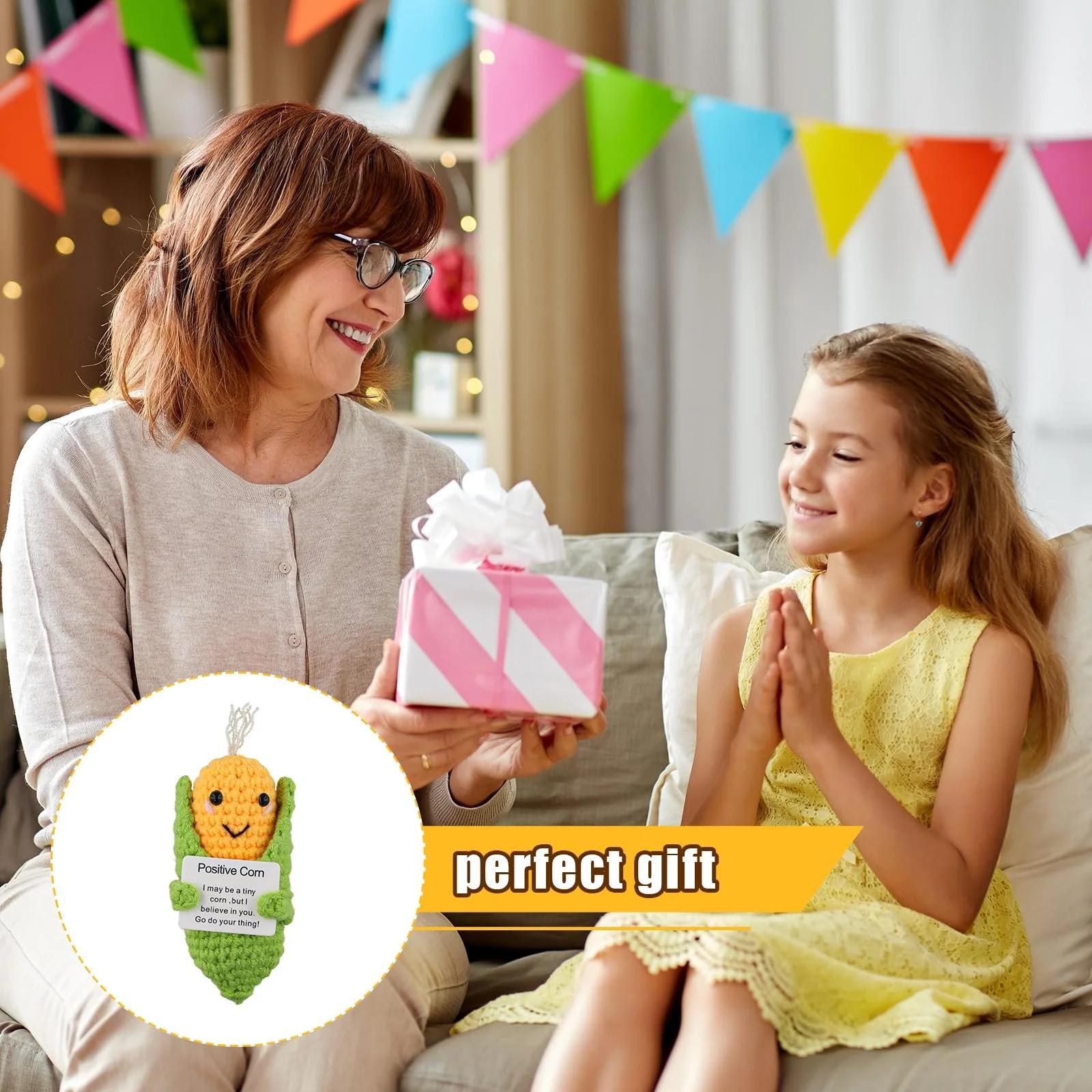 Іграшка NQEUEPN Mini Positive Corn 12,5 см жовтий, фото №7 Іграшка NQEUEPN Mini Positive Corn 12,5 см жовтий, фото №7