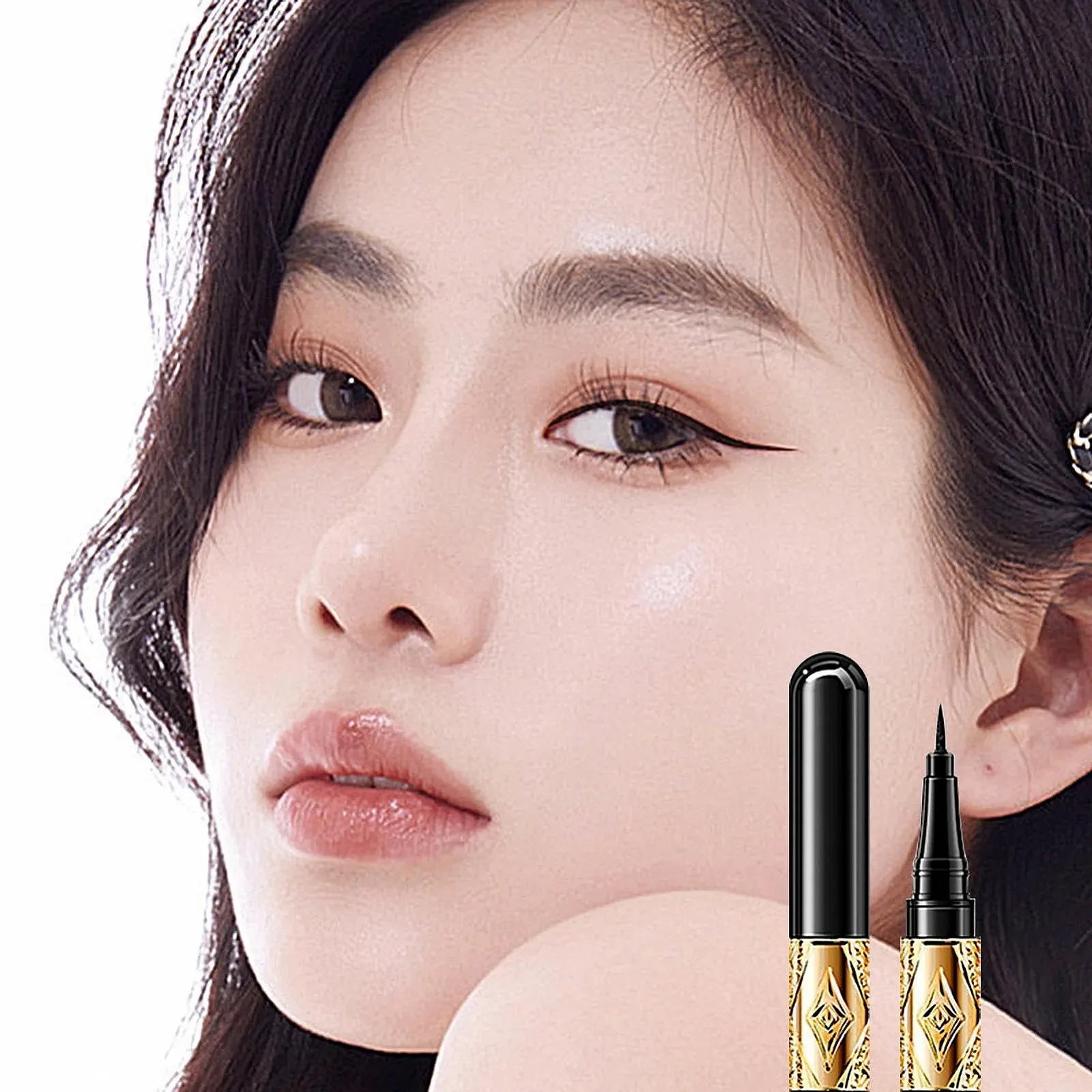 Подводка для глаз Aallyn Schwarzer Eyeliner Черный, фото №7