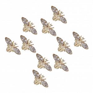 3D Украшение для ногтей Пчелка из сплава, набор 10 шт. - Фото 1