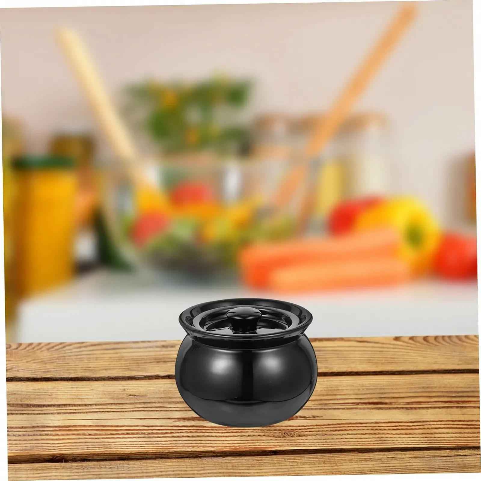 Кастрюля керамическая с крышкой антипригарная термостойкая для индукции, фото №3